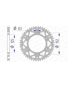 Rear sprocket AFAM...