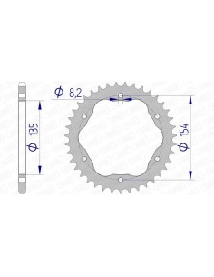 Rear sprocket AFAM...