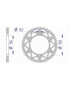 Rear sprocket AFAM...