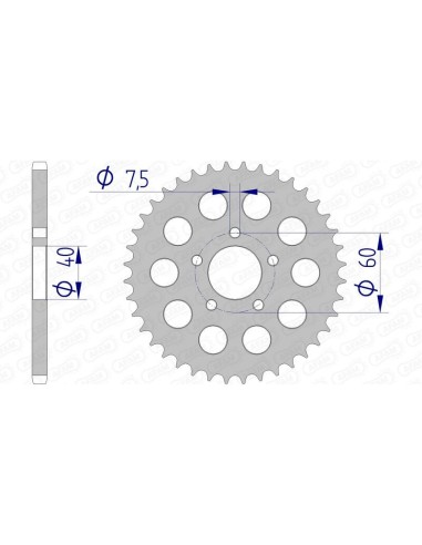 Pinion din aluminiu AFAM 72105 - 415