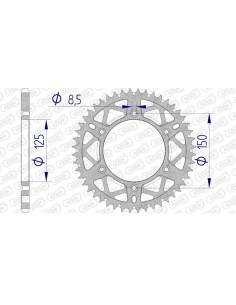 Rear sprocket AFAM...