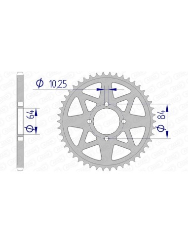 Pinion din aluminiu AFAM 15310 - 520
