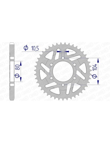 Pinion din aluminiu AFAM 17610525