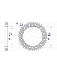 Rear sprocket AFAM...