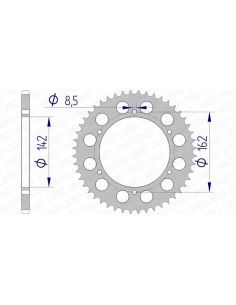 Rear sprocket AFAM...