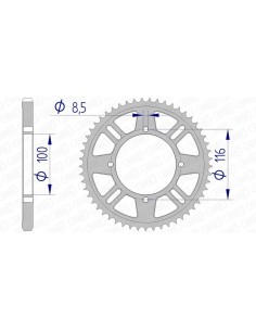 Rear sprocket AFAM...