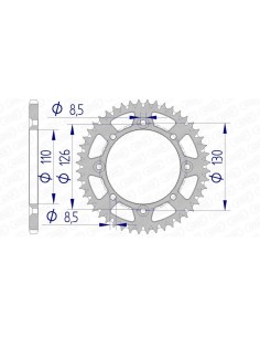 Rear sprocket AFAM...
