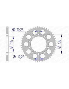 Rear sprocket AFAM...