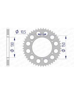 Rear sprocket AFAM...