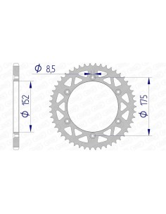 Rear sprocket AFAM...