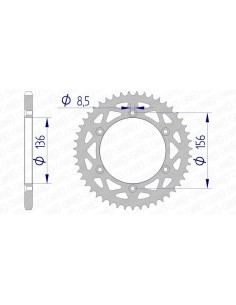 Rear sprocket AFAM...