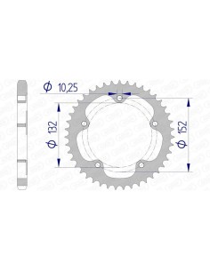 Rear sprocket AFAM...