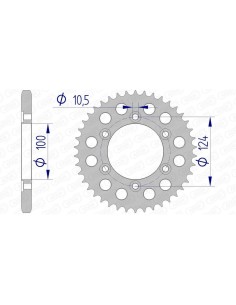 Rear sprocket AFAM...