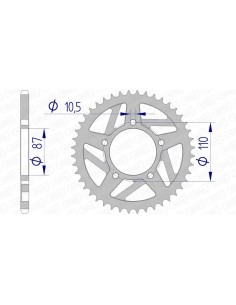 Rear sprocket AFAM...