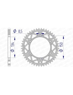 Rear sprocket AFAM...