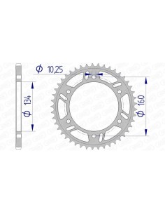 Rear sprocket AFAM...