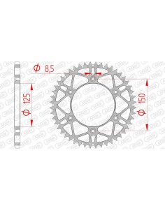 Rear sprocket AFAM Steel...