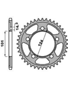 Pinion spate PBR Racing din...