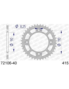Rear sprocket AFAM... 2