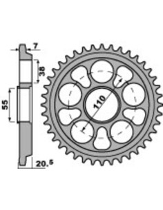 Pinion din aluminiu PBR ,... 2