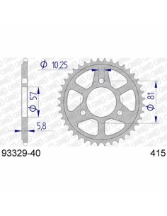 Rear sprocket AFAM...