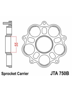 JT SPROCKETS Suport pinion...