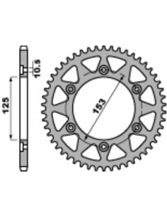 Pinion spate standard din...