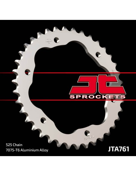 JT SPROCKETS Pinion ultra-ușoară din aluminiu 761 - 525