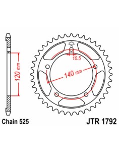 JT SPROCKETS Standard Steel...
