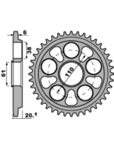 Pinion din aluminiu PBR ,...
