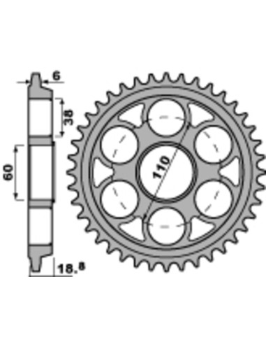 Pinion din aluminiu PBR ,... Pinion din aluminiu PBR ,...