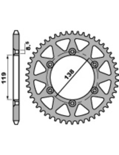 Pinion spate standard din...