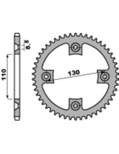 Pinion spate standard din...