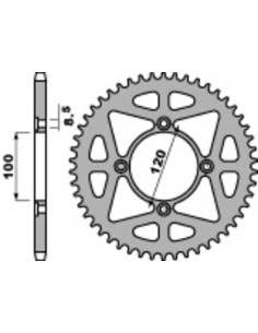 Pinion spate standard din...
