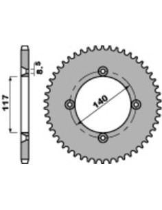 Pinion standard din oțel...