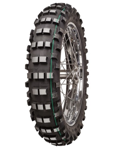 Anvelopa MITAS EF-07 120/90-18 M/C 71R TT FIM SUPER LIGHT verde