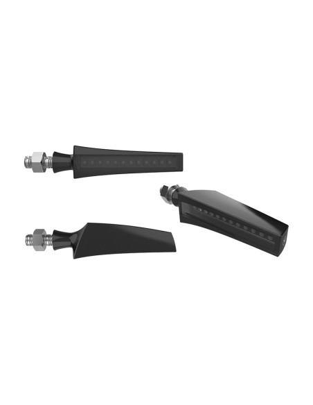 HIGHSIDER LED Sequence Indicator STS 1, Black Housing, Tinted Glas