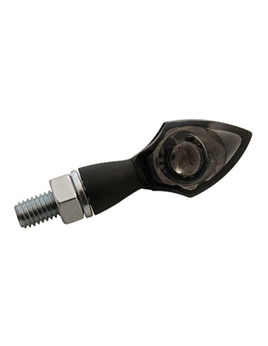 HIGHSIDER pro Pen Head LED Indicator Black/Smoke Single LED, E-Approved (Pair)