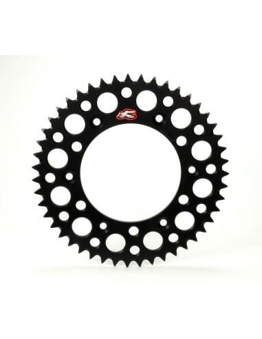 RENTHAL Aluminium Ultra-Light Self-Cleaning Hard Anodized Rear Sprocket - 520