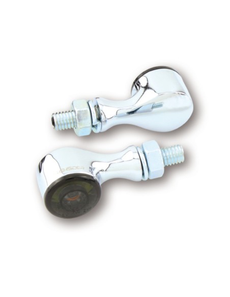 HIGHSIDER pro Apollo Classic LED Indicator/Position Light Chrome/Smoke 2in1, E-Approved (Pair)