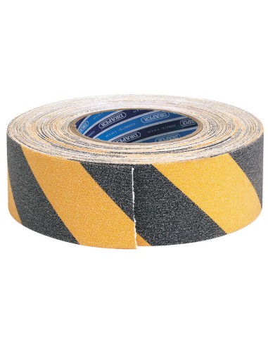 DRAPER Safety Grip Tape Black/Yellow 18m