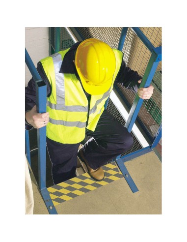 DRAPER Safety Grip Tape Black/Yellow 18m