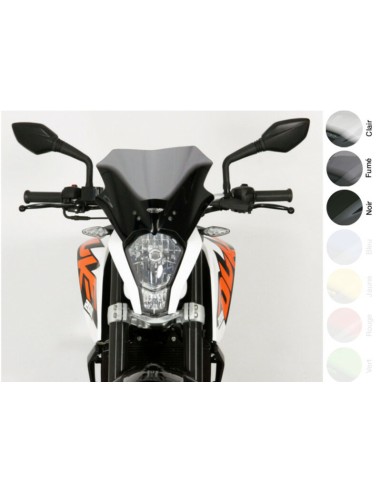 Parbriz MRA Racing R - KTM Duke 125/200/390 Negru