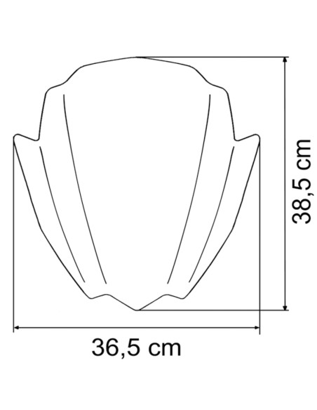 MRA Racing-Screen for Naked-Bikes "RNB"