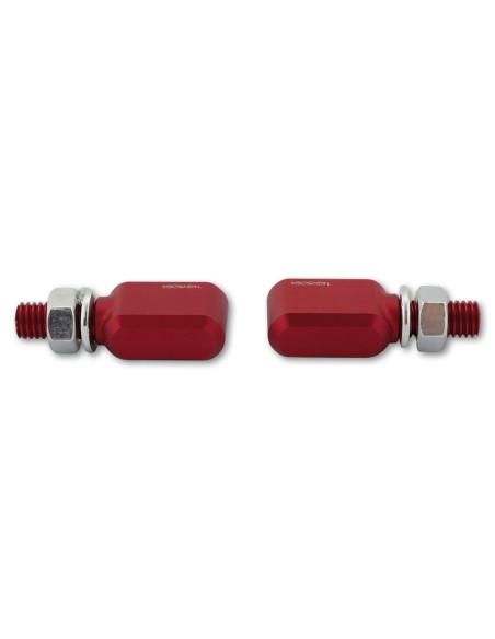 HIGHSIDER pro Little Bronx LED Indicator Red/Smoke CNC, E-Approved (Pair)