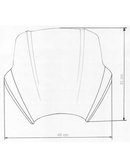 Parbriz MRA Speed-screen Naked Bike SPS - Naked Bikes negru