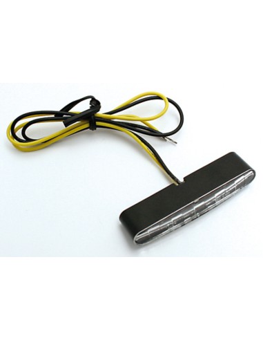 HIGHSIDER pro Stripe LED Build-In Indicator Black/Translucent E-Approved (Pair)