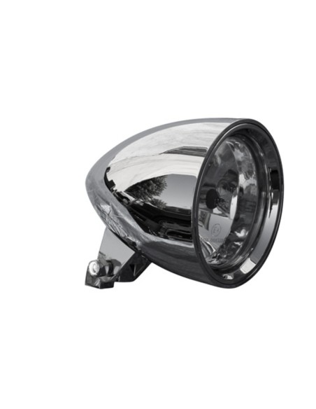 HIGHSIDER pro 4 1/2 Inch Headlight Classic 3 Chrome E-Approved (1pc)