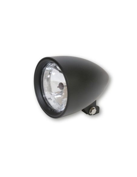 HIGHSIDER pro 4 1/2 Inch Headlight Classic 3 Black E-Approved (1pc)