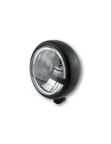 HIGHSIDER 5 3/4" LED Headlight Pecos Type5, Black Matt